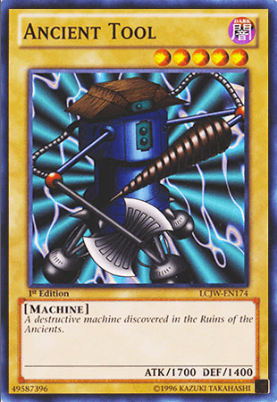 1st Edition, Common, Dark, Legendary Collection 4: Joey's World, Machine, Normal Monster Ancient Tool [LCJW-EN174] Common - Trading Card World