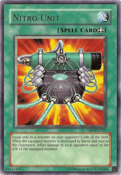 Dark Revelation Volume 3, Equip Spell, Rare, Spell, Unlimited Nitro Unit [DR3-EN226] Rare - Trading Card World