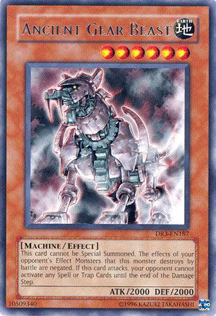 Dark Revelation Volume 3, Earth, Effect Monster, Machine, Rare, Unlimited Ancient Gear Beast [DR3-EN187] Rare - Trading Card World