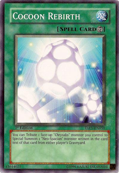 1st Edition, Common, Continuous Spell, Spell, Tactical Evolution, Unlimited Cocoon Rebirth [TAEV-EN050] Common - Trading Card World