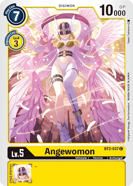 Anchangel, BT2-037, Common, Digimon, Release Special Booster Ver.1.5, Ultimate, Vaccine, Yellow Angewomon [BT2-037] [Release Special Booster Ver.1.5] - Trading Card World