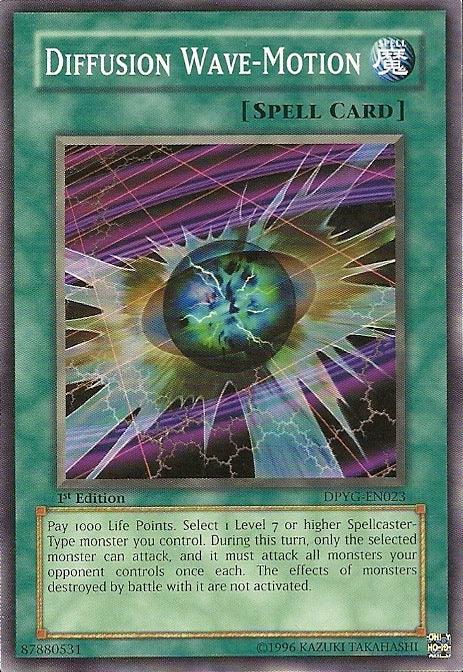 1st Edition, Common, Duelist Pack: Yugi, Normal Spell, Spell, Unlimited Diffusion Wave-Motion [DPYG-EN023] Common - Trading Card World