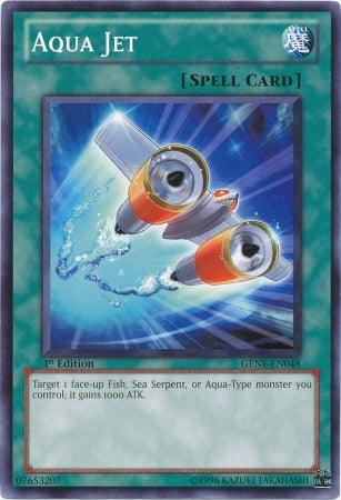 1st Edition, Common, Generation Force, Normal Spell, Spell, Unlimited Aqua Jet [GENF-EN048] Common - Trading Card World