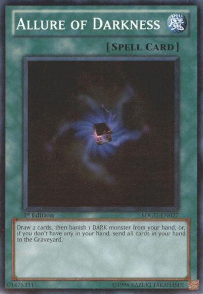 1st Edition, Common, Normal Spell, Spell, Structure Deck: Gates of the Underworld, Unlimited Allure of Darkness [SDGU-EN027] Common - Trading Card World