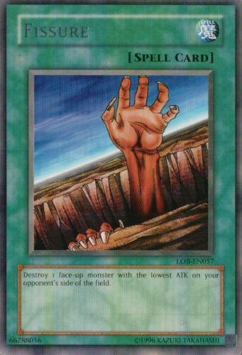 Normal Spell, Rare, Spell, The Legend of Blue Eyes White Dragon, Unlimited Fissure [LOB-EN057] Rare - Trading Card World