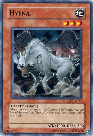 Beast, Common, Dark Revelation Volume 3, Earth, Effect Monster, Unlimited Hyena [DR3-EN137] Common - Trading Card World