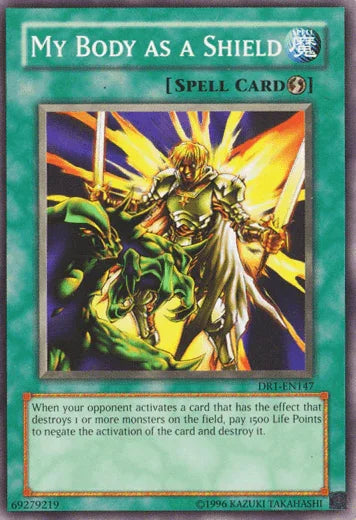 Common, Dark Revelation Volume 1, Quick Play Spell, Spell, Unlimited My Body as a Shield [DR1-EN147] Common - Trading Card World