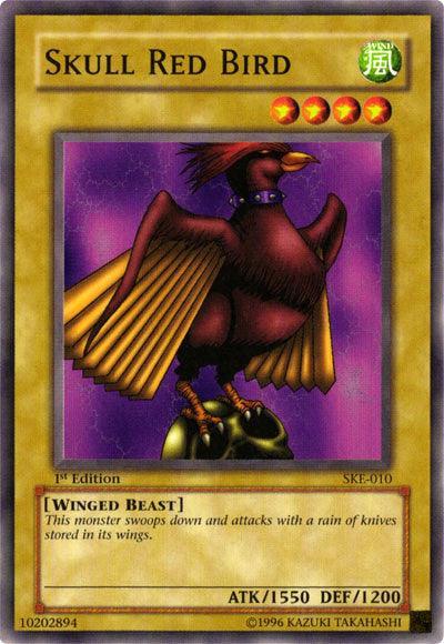 1st Edition, Common, Normal Monster, Starter Deck: Kaiba Evolution, Unlimited, Wind, Winged Beast Skull Red Bird [SKE-010] Common - Trading Card World