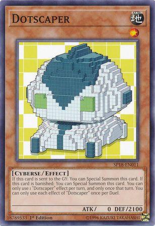 1st Edition, Common, Cyberse, Earth, Effect Monster, Star Pack VRAINS Dotscaper [SP18-EN011] Common - Trading Card World