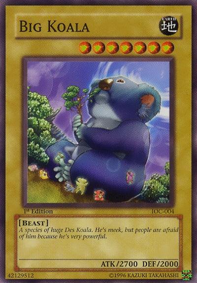 1st Edition, Beast, Common, Earth, Invasion of Chaos, Normal Monster, Unlimited Big Koala [IOC-004] Common - Trading Card World