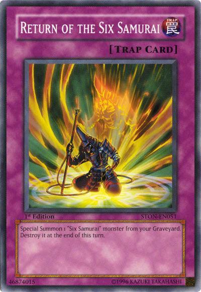 1st Edition, Common, Normal Trap, Strike of Neos, Trap, Unlimited Return of the Six Samurai [STON-EN051] Common - Trading Card World