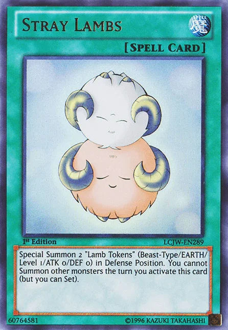 1st Edition, Legendary Collection 4: Joey's World, Normal Spell, Spell, Ultra Rare Stray Lambs [LCJW-EN289] Ultra Rare - Trading Card World