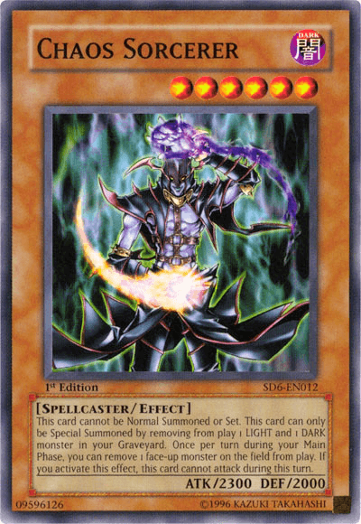 1st Edition, Common, Dark, Effect Monster, Spellcaster, Structure Deck: Spellcaster's Judgment, Unlimited Chaos Sorcerer [SD6-EN012] Common - Trading Card World