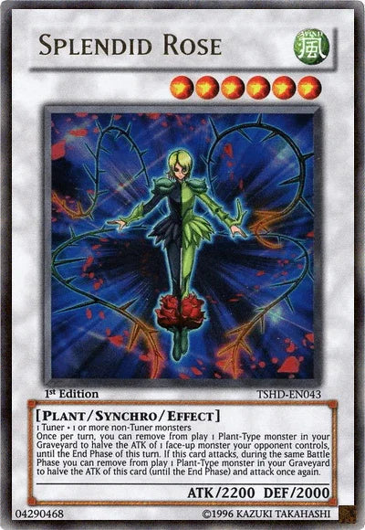 1st Edition, Plant, Synchro/Effect Monster, The Shining Darkness, Ultra Rare, Unlimited, Wind Splendid Rose [TSHD-EN043] Ultra Rare - Trading Card World