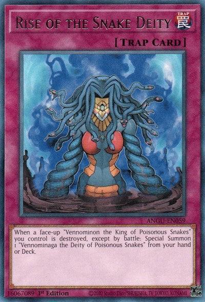 1st Edition, Ancient Guardians, Normal Trap, Rare, Trap Rise of the Snake Deity (Rare) [ANGU-EN059] Rare - Trading Card World