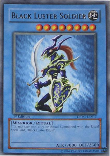 1st Edition, Duelist Pack: Yugi, Earth, Rare, Ritual Monster, Unlimited, Warrior Black Luster Soldier [DPYG-EN017] Rare - Trading Card World