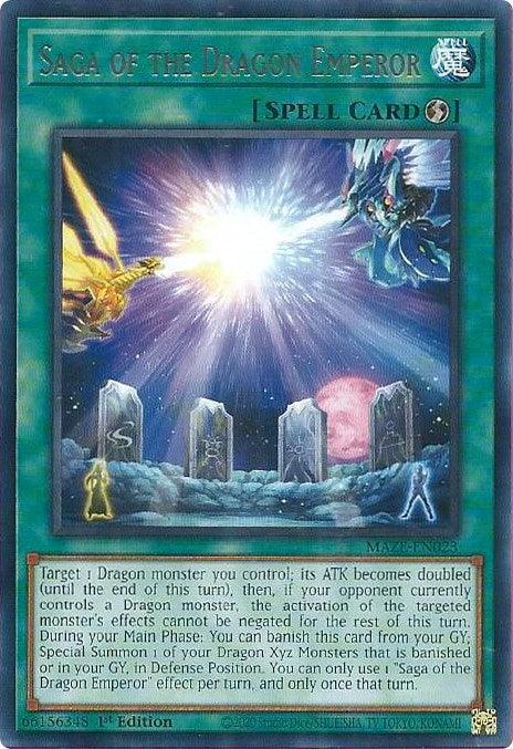 1st Edition, Maze of Memories, Quick-Play Spell, Rare, Spell Saga of the Dragon Emperor [MAZE-EN023] Rare - Trading Card World