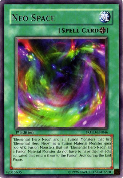 1st Edition, Field Spell, Power of the Duelist, Rare, Spell, Unlimited Neo Space [POTD-EN046] Rare - Trading Card World