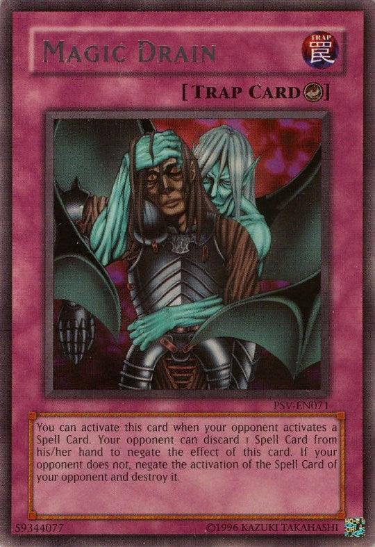 Counter Trap, Pharaoh's Servant, Rare, Trap, Unlimited Magic Drain [PSV-EN071] Rare - Trading Card World