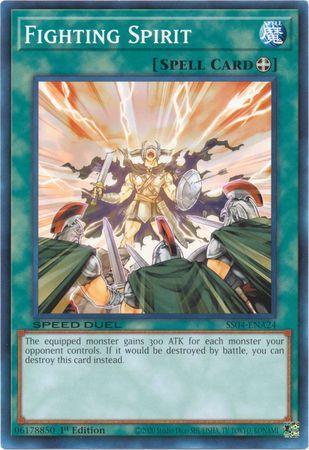 1st Edition, Common, Equip Spell, Speed Duel: Match of the Millennium, Spell Fighting Spirit [SS04-ENA24] Common - Trading Card World