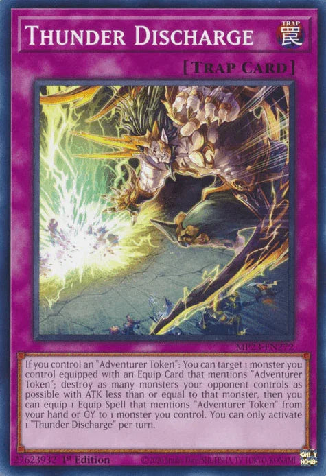 1st Edition, Common, Dueling Heroes Collectors Tin - Mega Pack (25th Anniversary Edition), Normal Trap, Trap Thunder Discharge [MP23-EN272] Common - Trading Card World