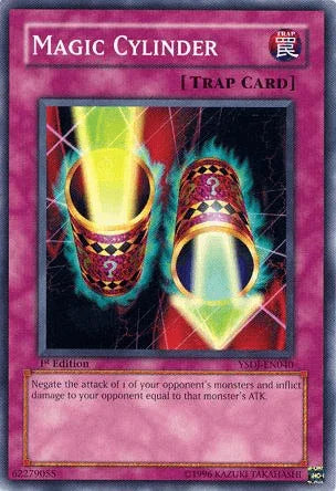 1st Edition, Common, Normal Trap, Starter Deck: Jaden Yuki, Trap, Unlimited Magic Cylinder [YSDJ-EN040] Common - Trading Card World