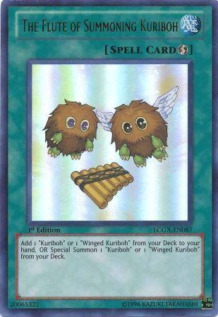 1st Edition, Legendary Collection 2, Quick Play Spell, Spell, Ultra Rare, Unlimited The Flute of Summoning Kuriboh [LCGX-EN087] Ultra Rare - Trading Card World