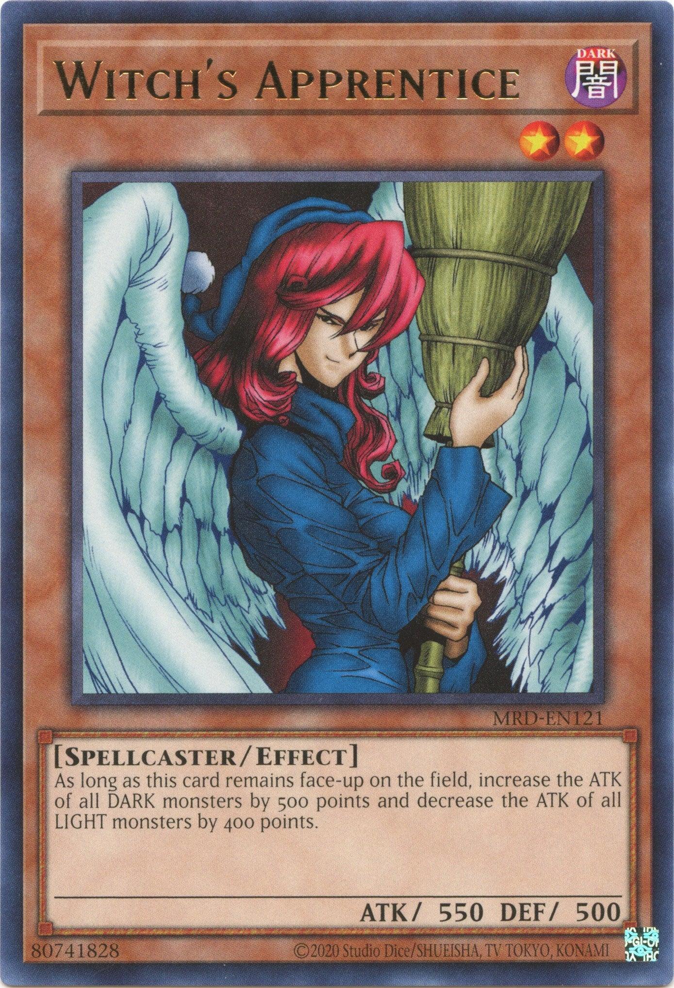 Dark, Effect Monster, Metal Raiders (25th Anniversary Edition), Rare, Spellcaster, Unlimited Witch's Apprentice (25th Anniversary) [MRD-EN121] Rare - Trading Card World