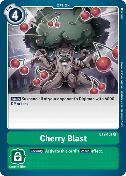 BT2-101, Common, Green, Option, Release Special Booster Ver.1.5 Cherry Blast [BT2-101] [Release Special Booster Ver.1.5] - Trading Card World