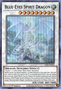 1st Edition, Dragon, Legendary Duelists: Season 2, Light, Synchro/Effect Monster, Ultra Rare Blue-Eyes Spirit Dragon (Green) [LDS2-EN020] Ultra Rare - Trading Card World