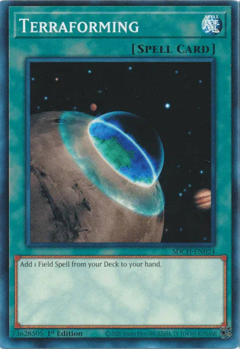 1st Edition, Common, Normal Spell, Spell, Structure Deck: Spirit Charmers Terraforming [SDCH-EN024] Common - Trading Card World