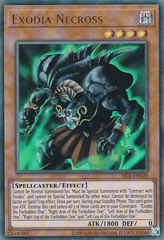 Dark, Dark Crisis (25th Anniversary Edition), Effect Monster, Spellcaster, Ultra Rare, Unlimited Exodia Necross (25th Anniversary) [DCR-EN020] Ultra Rare - Trading Card World