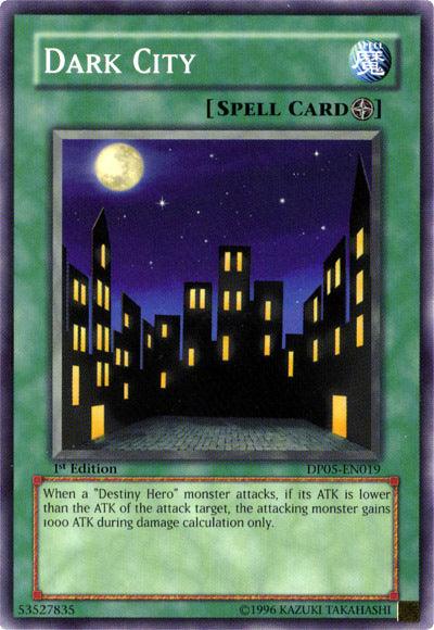 1st Edition, Common, Duelist Pack 5: Aster Phoenix, Normal Spell, Spell, Unlimited Dark City [DP05-EN019] Common - Trading Card World