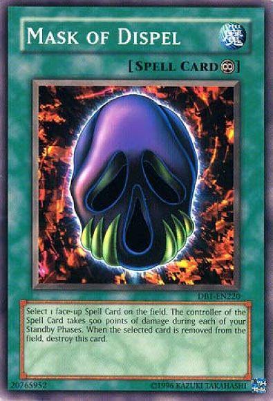 Common, Dark Beginning 1, Equip Spell, Spell, Unlimited Mask of Dispel [DB1-EN220] Common - Trading Card World