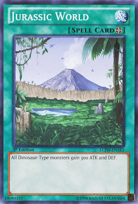 1st Edition, Common, Field Spell, Legendary Collection 4: Joey's World, Spell Jurassic World [LCJW-EN163] Common - Trading Card World