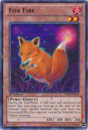 1st Edition, Battle Pack: Epic Dawn, Effect Monster, Fire, Pyro, Starfoil Rare, Unlimited Fox Fire [BP01-EN010] Starfoil Rare - Trading Card World