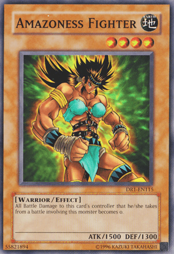 Common, Dark Revelation Volume 1, Earth, Effect Monster, Unlimited, Warrior Amazoness Fighter [DR1-EN115] Common - Trading Card World