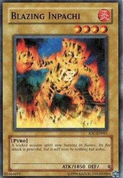Common, Fire, Invasion of Chaos, Normal Monster, Pyro, Unlimited Blazing Inpachi [IOC-EN061] Common - Trading Card World