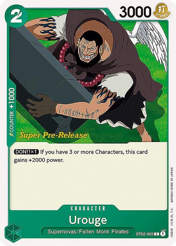 Character, Common, Fallen Monk Pirates, Starter Decks, Super Pre-Release Starter Deck: Worst Generation, Supernovas Urouge [Super Pre-Release Starter Deck: Worst Generation] - Trading Card World