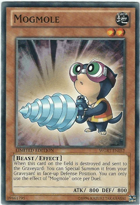 Battle Pack 2: War of the Giants Reinforcements, Common, Earth, Effect Monster, Limited Mogmole [WGRT-EN052] Common - Trading Card World