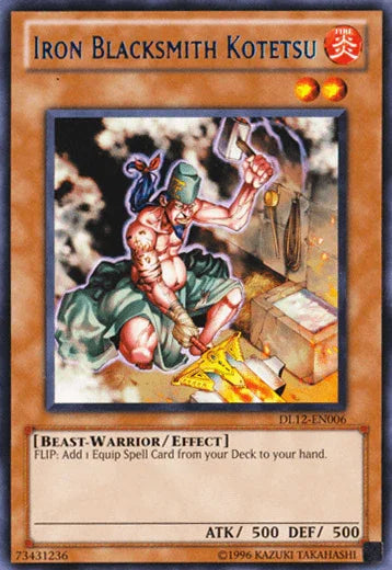 Beast-Warrior, Duelist League Promo, Effect Monster, Fire, Rare, Unlimited Iron Blacksmith Kotetsu (Blue) [DL12-EN006] Rare - Trading Card World