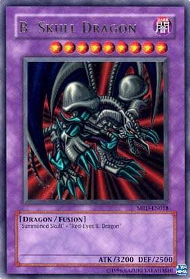 Dark, Dragon, Fusion Monster, Metal Raiders, Ultra Rare, Unlimited B. Skull Dragon [MRD-EN018] Ultra Rare - Trading Card World