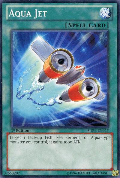 1st Edition, Common, Normal Spell, Spell, Structure Deck: Realm of the Sea Emperor Aqua Jet [SDRE-EN027] Common - Trading Card World