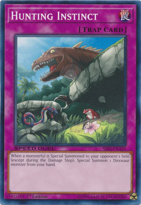 1st Edition, Common, Normal Trap, Speed Duel: Ultimate Predators, Trap Hunting Instinct [SS03-ENA25] Common - Trading Card World