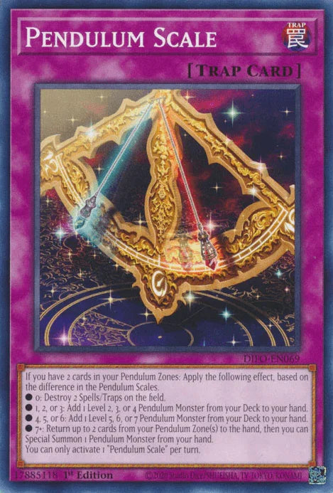 1st Edition, Common, Dimension Force, Normal Trap, Trap Pendulum Scale [DIFO-EN069] Common - Trading Card World