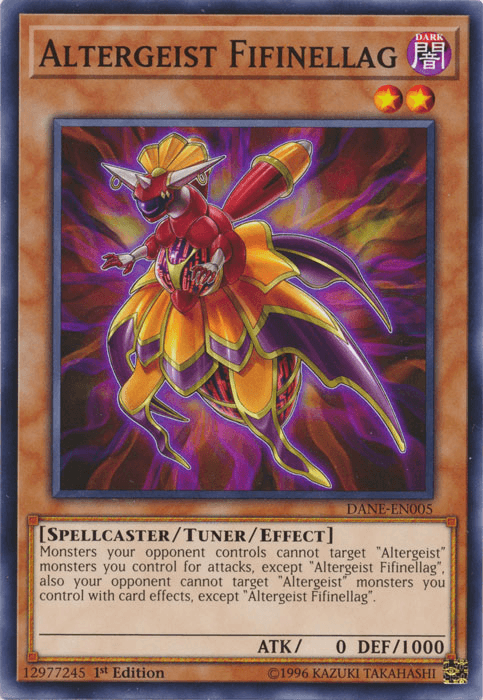 1st Edition, Common, Dark, Dark Neostorm, Spellcaster, Tuner/Effect Monster, Unlimited Altergeist Fifinellag [DANE-EN005] Common - Trading Card World