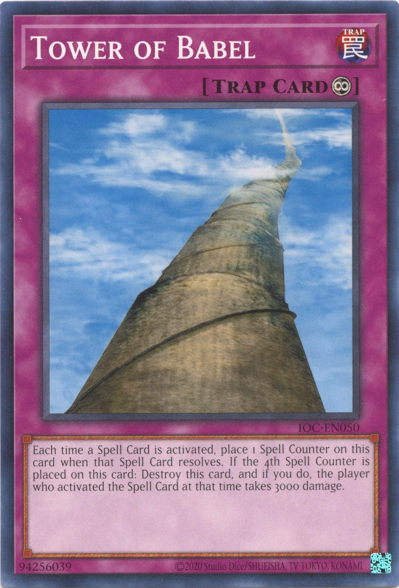 Common, Invasion of Chaos (25th Anniversary Edition), Normal Trap, Trap, Unlimited Tower of Babel (25th Anniversary) [IOC-EN050] Common - Trading Card World