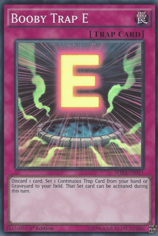 1st Edition, Normal Trap, Super Rare, Trap, Wing Raiders Booby Trap E [WIRA-EN013] Super Rare - Trading Card World