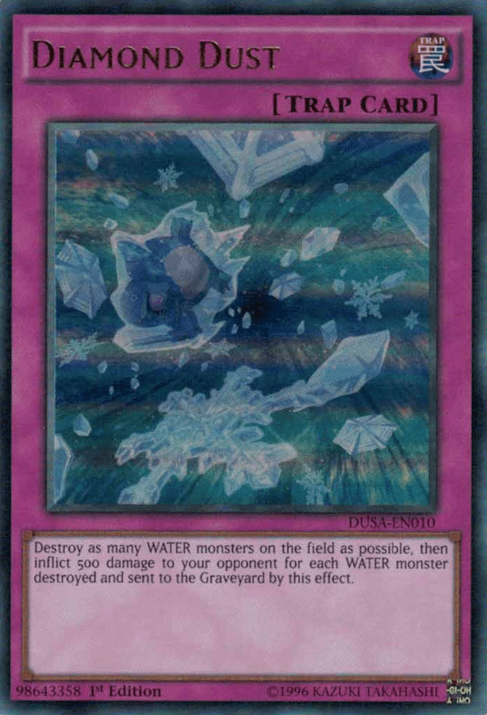 1st Edition, Duelist Saga, Normal Trap, Trap, Ultra Rare Diamond Dust [DUSA-EN010] Ultra Rare - Trading Card World
