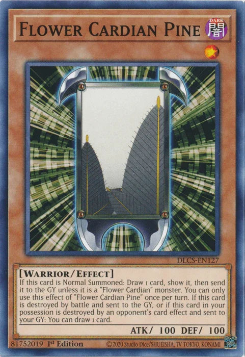 1st Edition, Common, Dark, Dragons of Legend: The Complete Series, Effect Monster, Warrior Flower Cardian Pine [DLCS-EN127] Common - Trading Card World